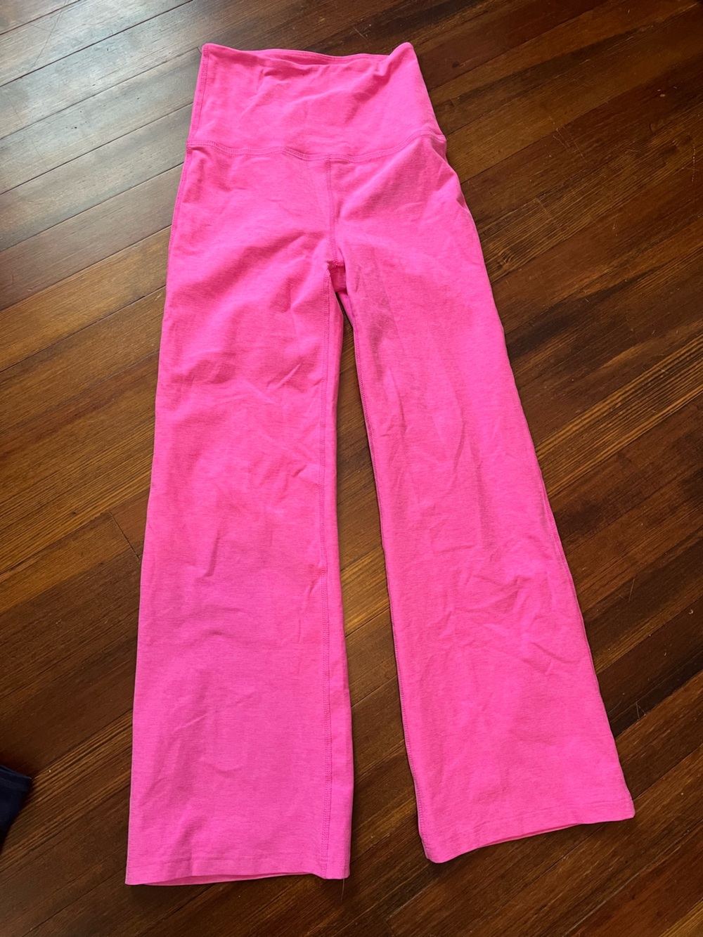 BY Bright Pink Flare crop Leggings